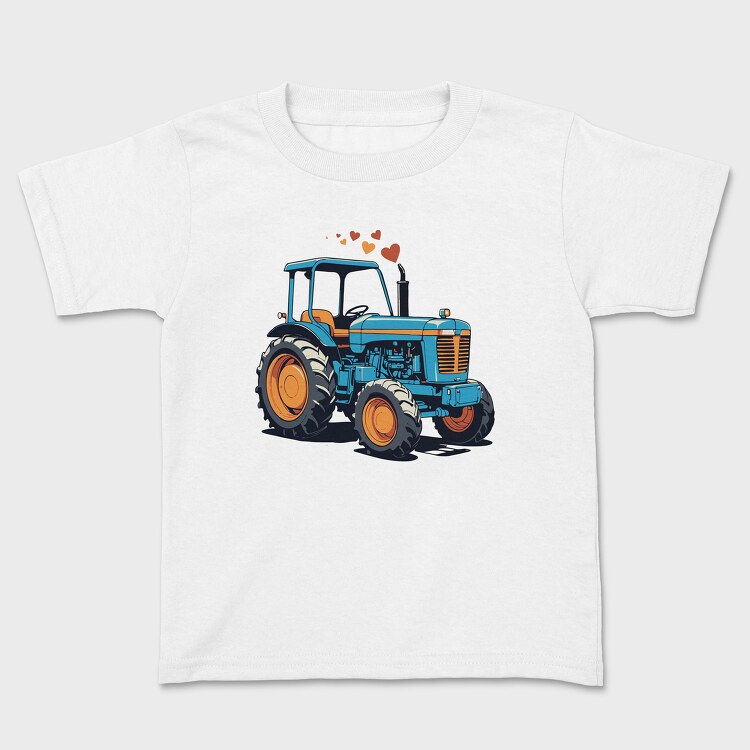 Tractor Cartoon Love, Tricou Copii