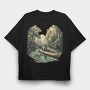 Canoe River, Tricou Oversize Barbati (Unisex)