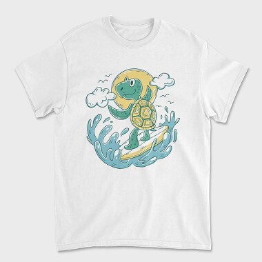 Turtle Surfing, Tricou Barbati (Unisex)