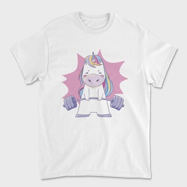 Unicorn Lifting Weights, Tricou Barbati (Unisex)