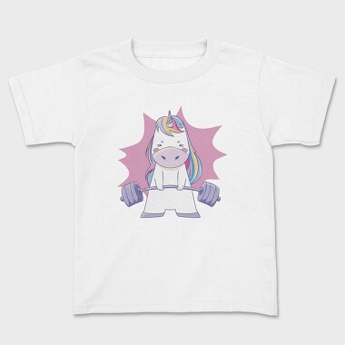 Unicorn Lifting Weights, Tricou Copii