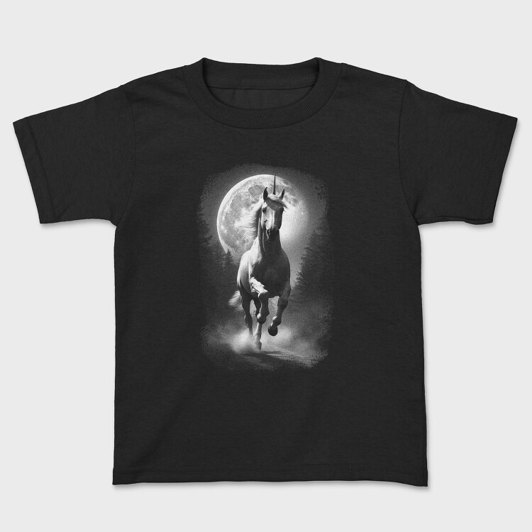 Unicorn Monochrome, Tricou Copii