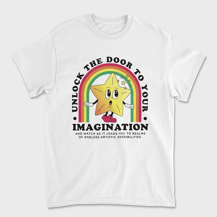 Unlock Thee Door to Your Imagination, Tricou Barbati (Unisex)