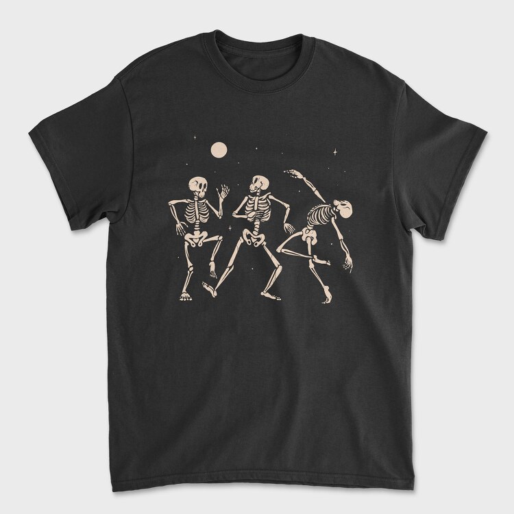 Vibing Dancing Skeletons, Tricou Barbati (Unisex)