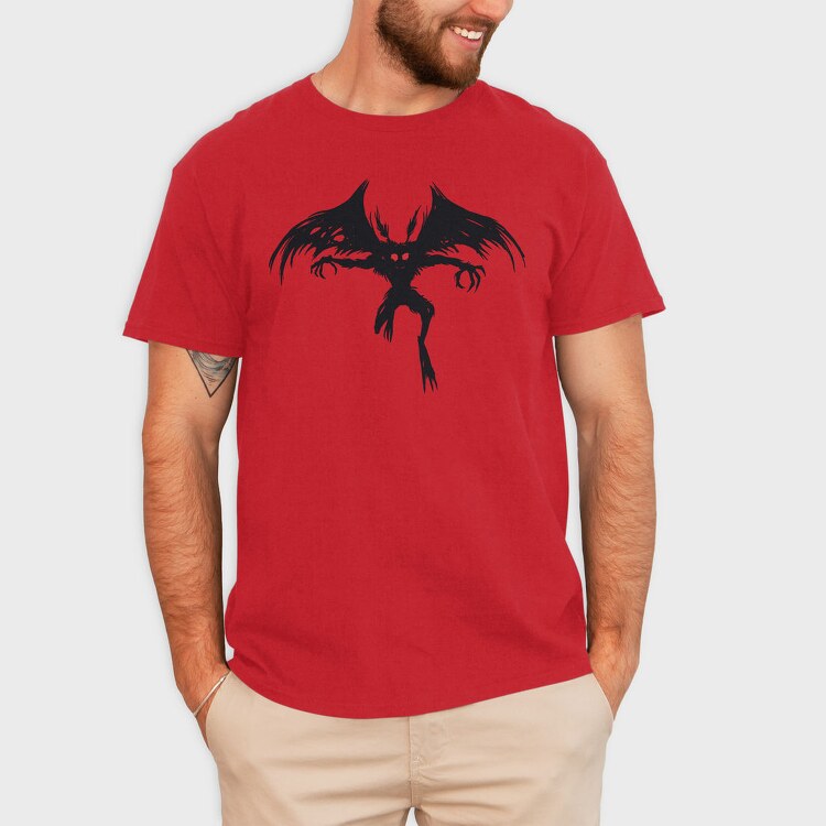Mothman, Tricou Barbati (Unisex)
