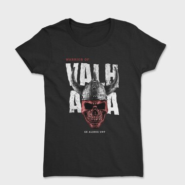 Viking Skull Valhalla, Tricou Femei