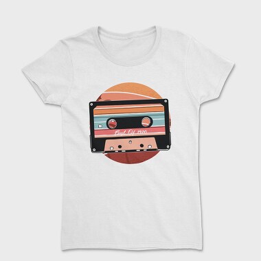 Vintage Cassette Design, Tricou Femei