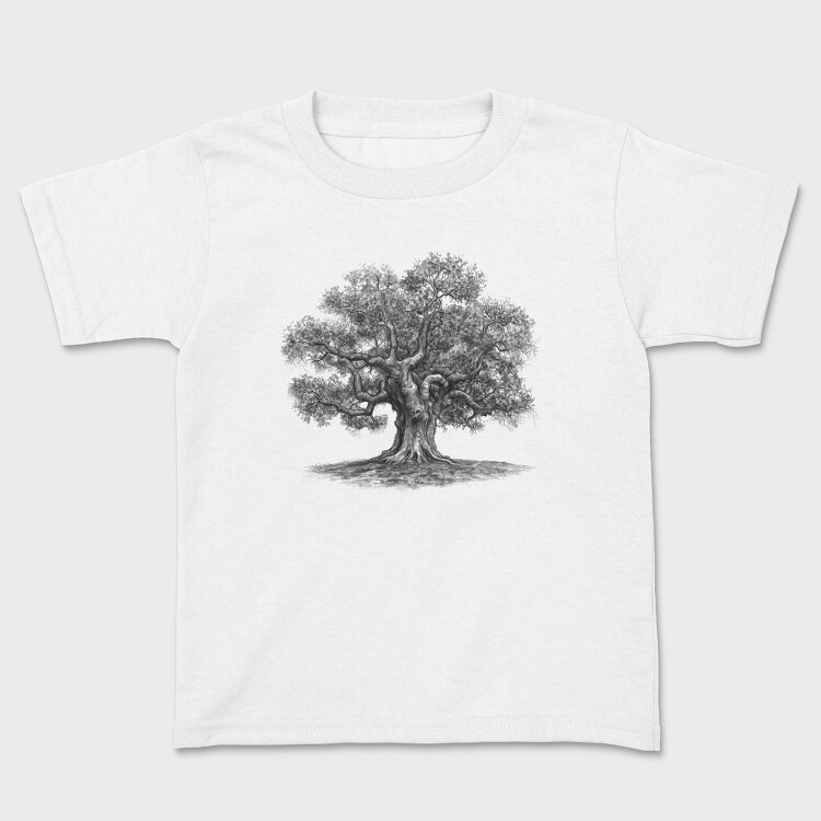 Vintage Oak Tree, Tricou Copii