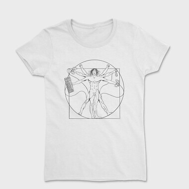 Vitruvian Man Video Games, Tricou Femei