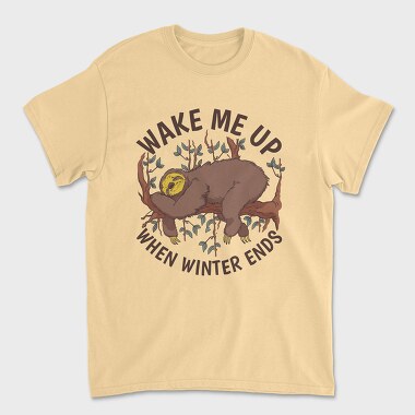 Wake Me Up When Winter Ends, Tricou Barbati (Unisex)