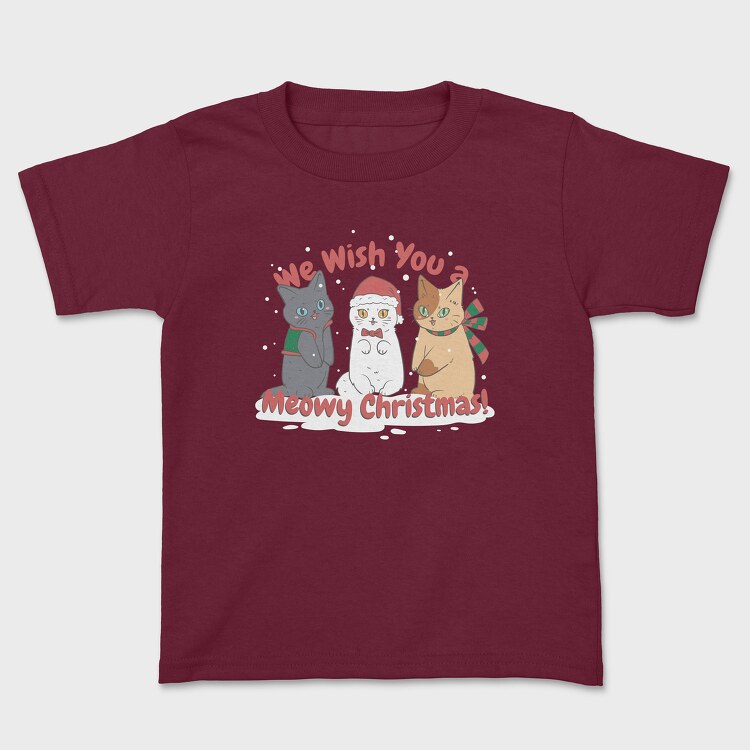 We Wish You a Meowy Christmas, Tricou Copii