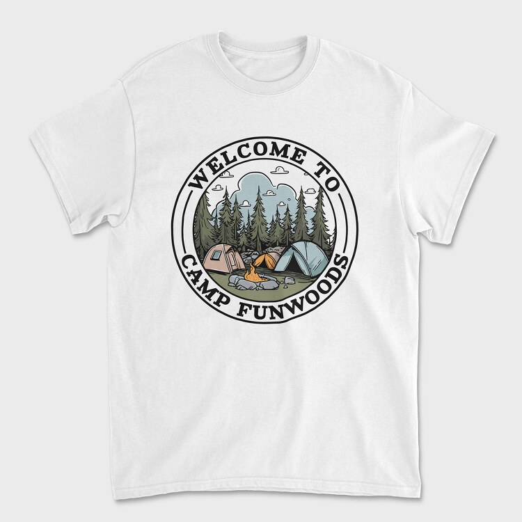 Welcome to Camp Funwoods, Tricou Barbati (Unisex)