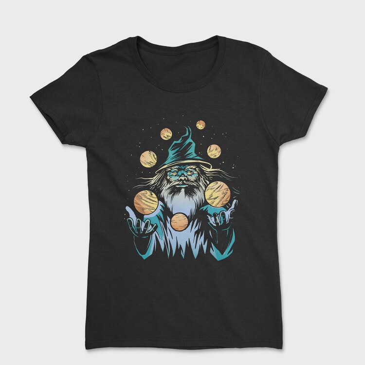 Wizard Juggling Planets, Tricou Femei