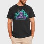 Psychedelic Trippy Frog Animal, Tricou Barbati (Unisex)