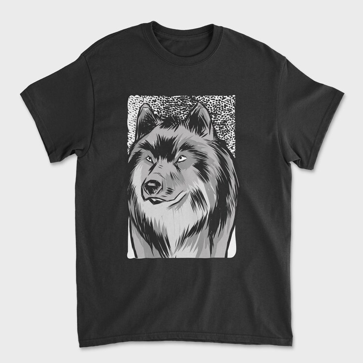 Wolf Portrait 2, Tricou Barbati (Unisex)