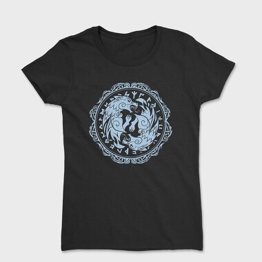 Wolf Viking Runes, Tricou Femei