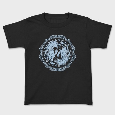 Wolf Viking Runes, Tricou Copii