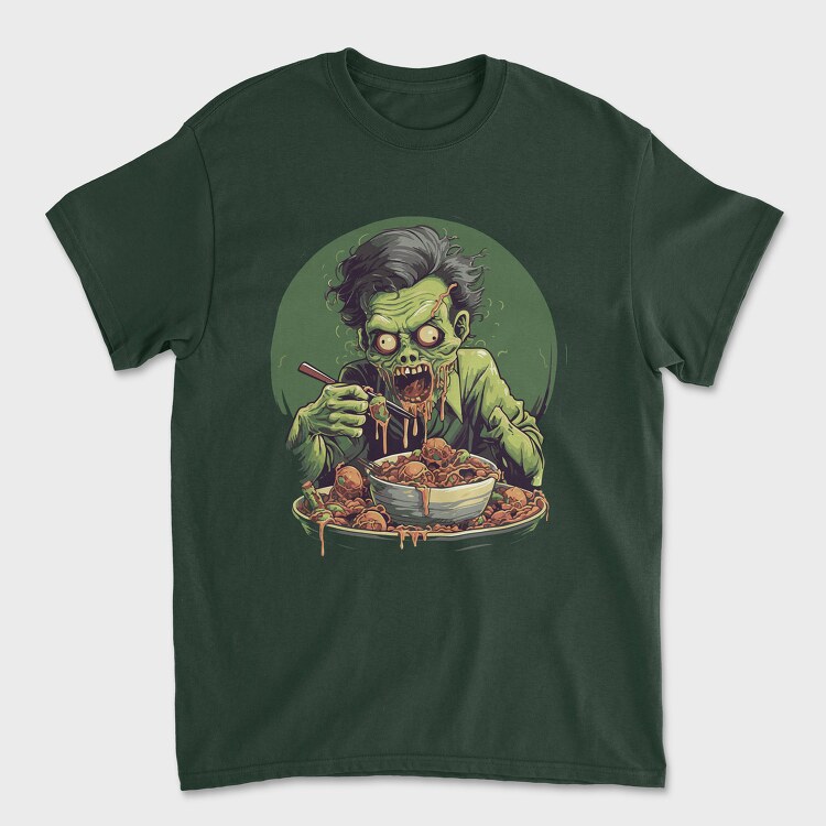 Zombie Eating, Tricou Barbati (Unisex)