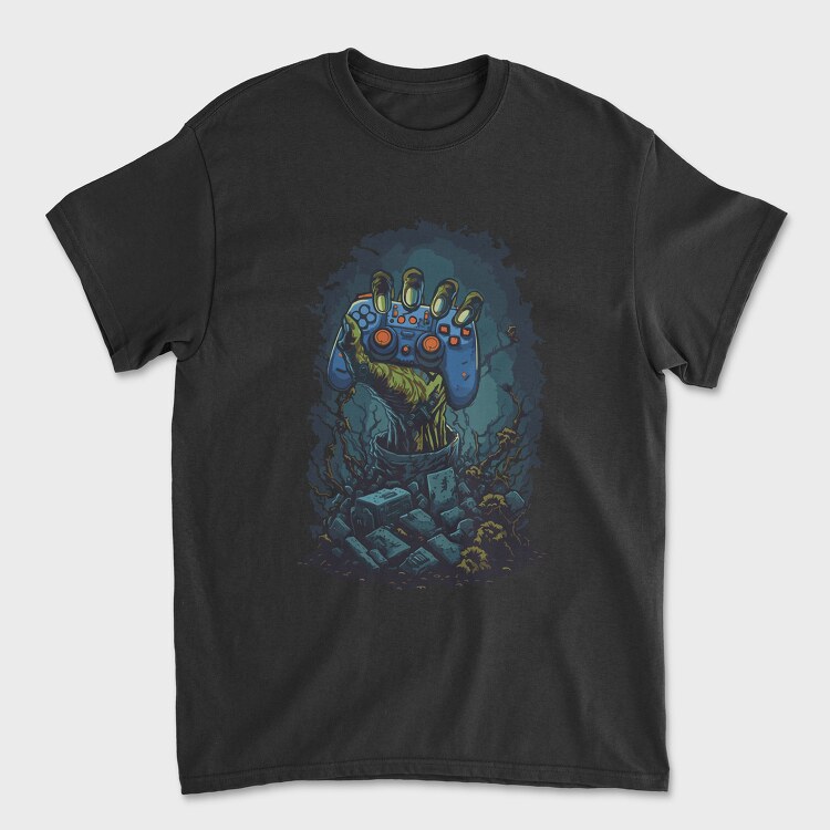 Zombie Gaming Hand, Tricou Barbati (Unisex)