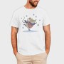 Cute Mouse Skating Mug, Tricou Barbati (Unisex)