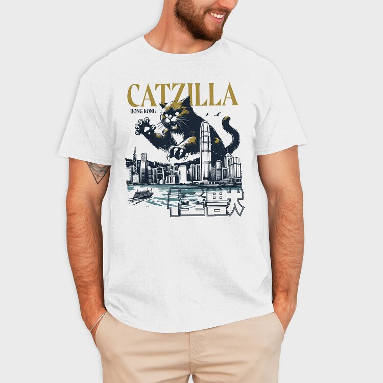 Catzilla Monster, Tricou Barbati (Unisex)