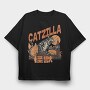 Catzilla Parody, Tricou Oversize Barbati (Unisex)