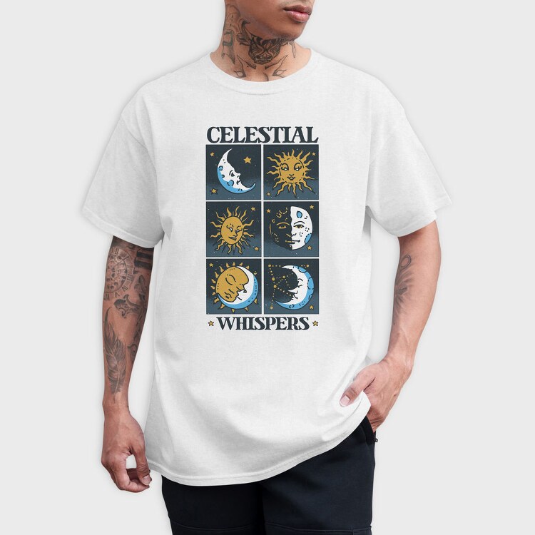 Celestial Elements Whimsigoth, Tricou Barbati (Unisex)
