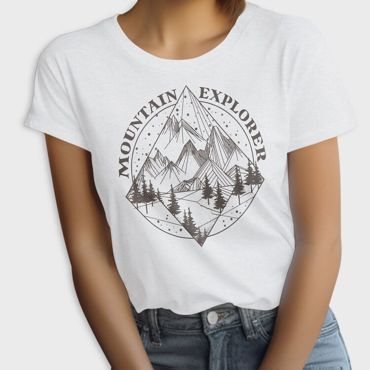 Mountain Explorer Lines, Tricou Femei