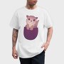 Cute Otter In Pocket, Tricou Barbati (Unisex)