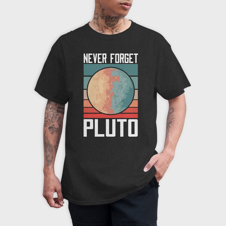 Pluto Never Forget, Tricou Barbati (Unisex)