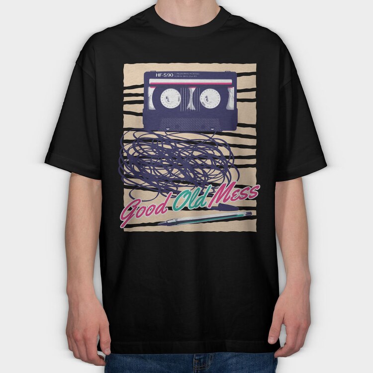 Good Old Mess, Tricou Oversize Barbati (Unisex)