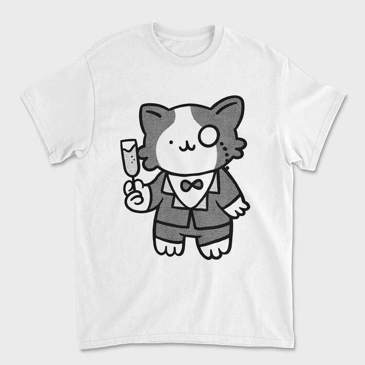 Tux Cat, Tricou Barbati (Unisex)