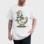 Goose With Christmas Lights Request, Tricou Barbati (Unisex)