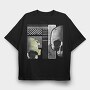 Skull Code Tote, Tricou Oversize Barbati (Unisex)