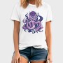 Purple Kraken, Tricou Barbati (Unisex)
