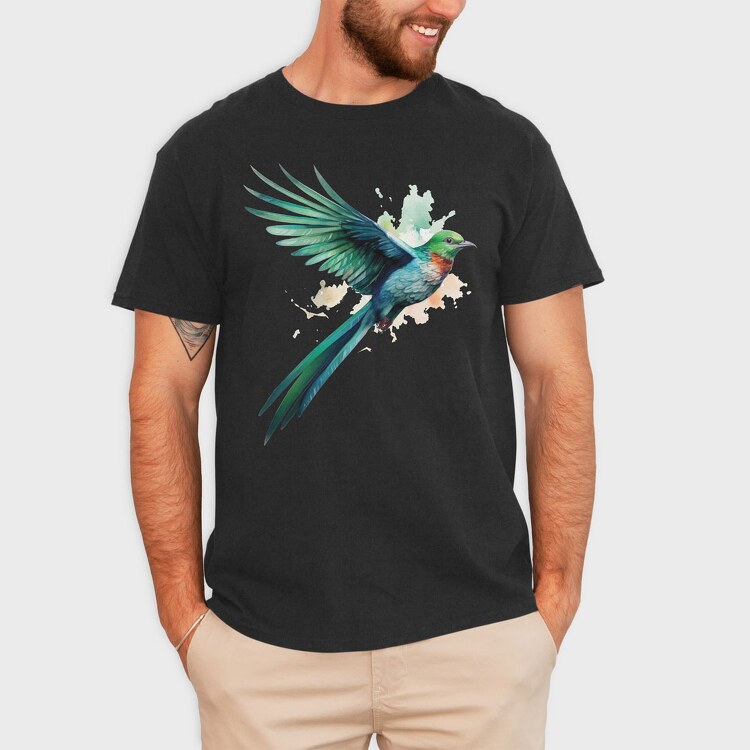 Realistic Quetzal, Tricou Barbati (Unisex)