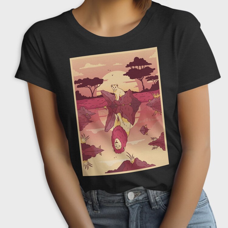 Lion Pool Reflection, Tricou Femei