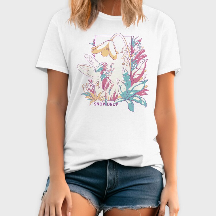 Small Fairy With Flowers Fairy Core 05, Tricou Barbati (Unisex)