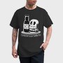 Skull Hamburguer And Beer Burguer, Tricou Barbati (Unisex)