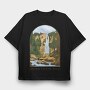 Listen To The Wild Nature, Tricou Oversize Barbati (Unisex)