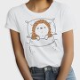 Cute Sleeping Hedgehog, Tricou Femei