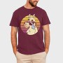Llama Animal With Sunglasses, Tricou Barbati (Unisex)
