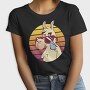 Llama Animal With Sunglasses, Tricou Femei