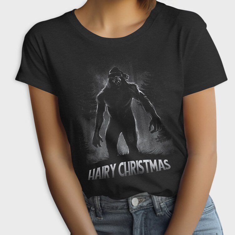 Hairy Christmas Bigfoot, Tricou Femei