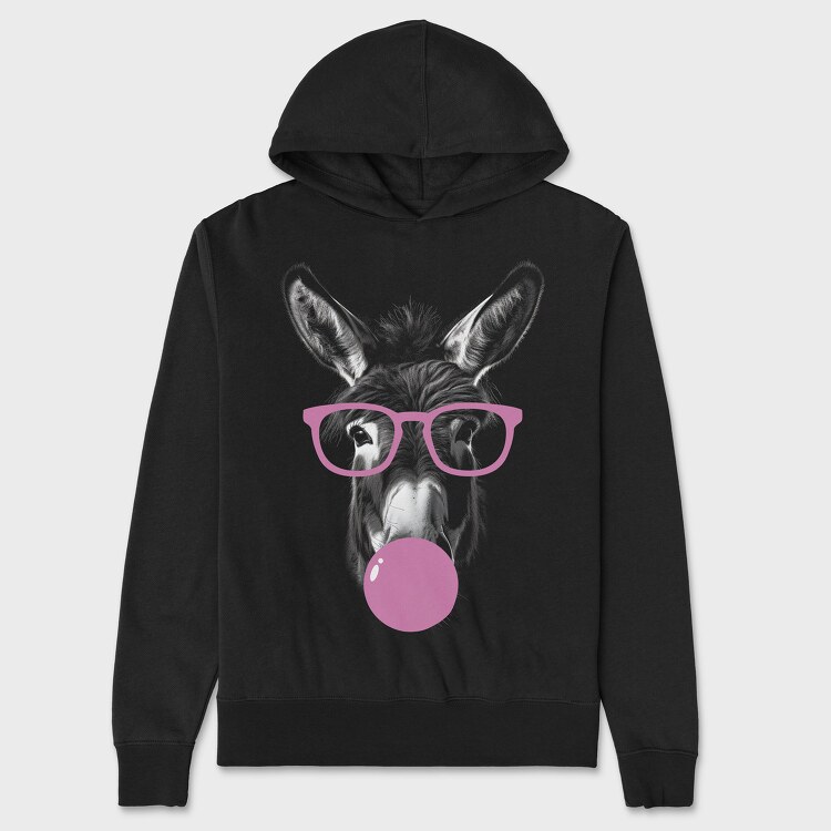 Hanorac Barbati (Unisex), Donkey Monochrome Bubblegum