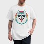 Cool Husky With Sunglasses Face, Tricou Barbati (Unisex)