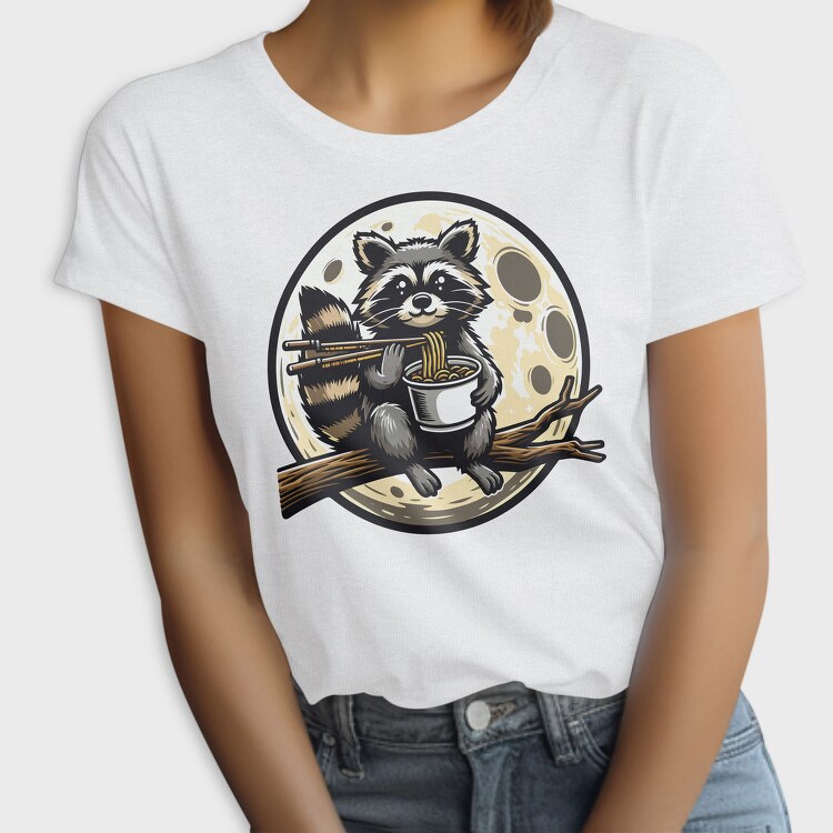 Raccoon Ramen Lover, Tricou Femei