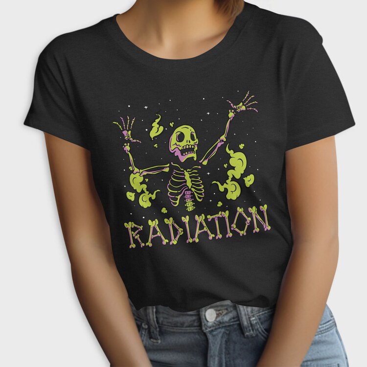 Radioactive Skeleton Creature, Tricou Femei
