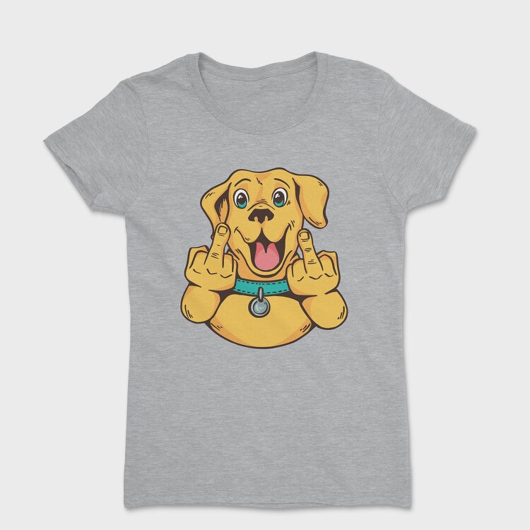 Middle Finger Labrador, Tricou Femei