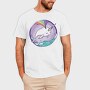 Rainbow Narwhale Whale, Tricou Barbati (Unisex)